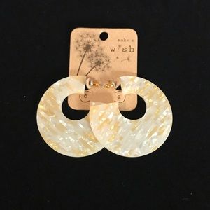 Acrylic Hoop Earrings